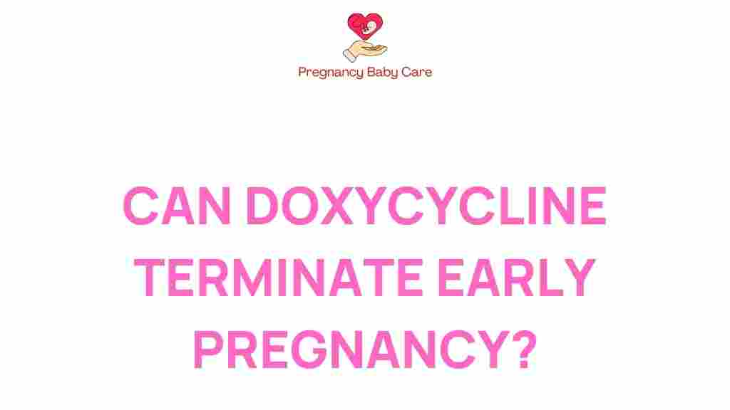 can-doxycycline-terminate-early-pregnancy