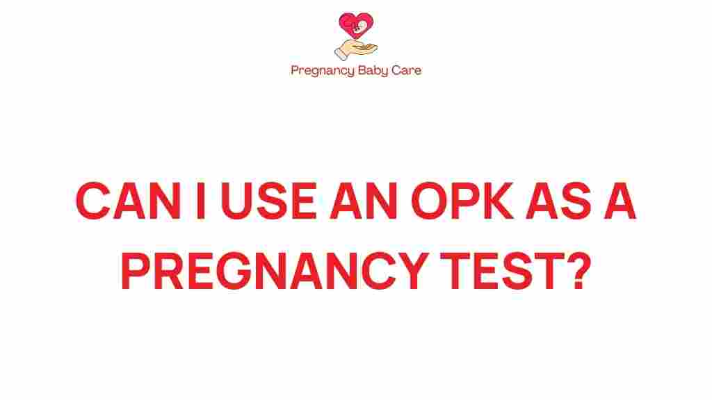can-opk-use-pregnancy-test