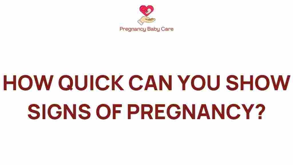 how-quick-pregnancy-signs